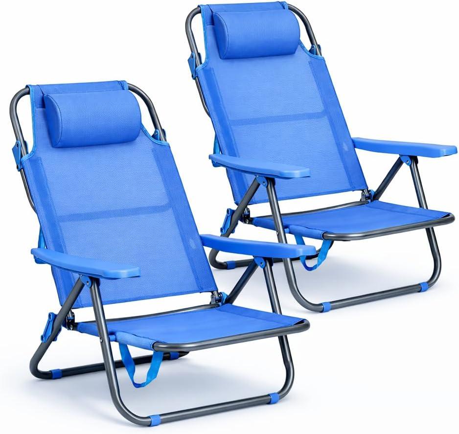 Pack 2x1 — Sillas Plegables Reclinables Estilo Reposera