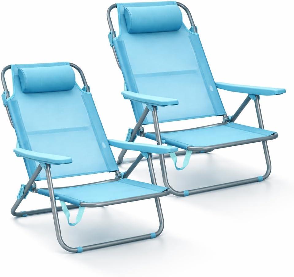 Pack 2x1 — Sillas Plegables Reclinables Estilo Reposera - Imagen 5